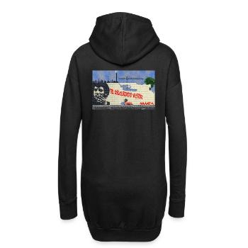 Je me souviens de toi Victor - Sweat-shirt à capuche long Femme - noir - Dos