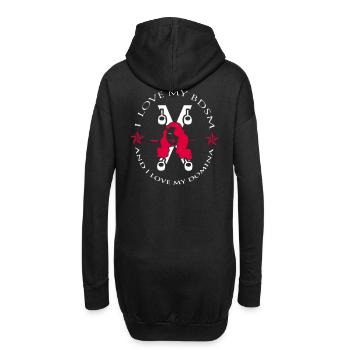 Domina-2 - Hoodie-Kleid - Schwarz - Hinten