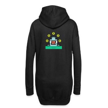Jongleur de requin dollar - Sweat-shirt à capuche long Femme - noir - Dos