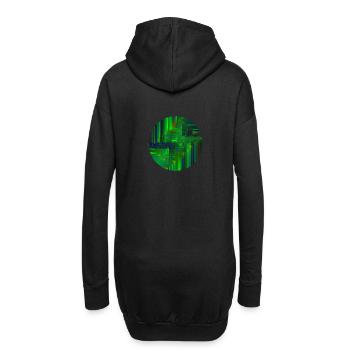 Mathematic Art Fractale Mandelbrot Fractimage - Sweat-shirt à capuche long Femme - noir - Dos