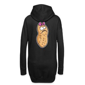 Peanut Child Feelings Emotions Kids Peanut - Hoodie Dress - black - Back