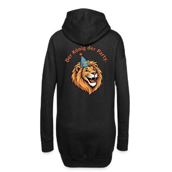 Le roi de la fête - Sweat-shirt à capuche long Femme - noir - Dos