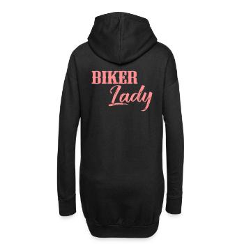 Biker Lady - Sweat-shirt à capuche long Femme - noir - Dos