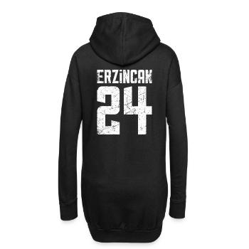Erzincan 24 Türkei Turkiye Geschenk Urlaub TR Türk - Hoodie-Kleid - Schwarz - Hinten