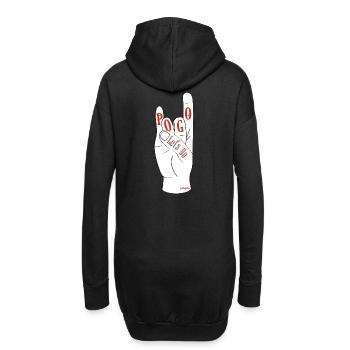 Let’s Go Pogo - Sweat-shirt à capuche long Femme - noir - Dos