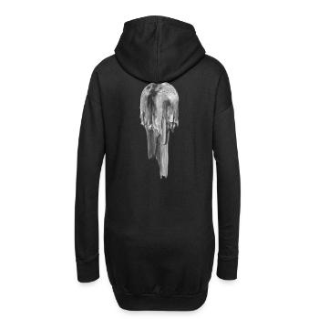 Melting Moon Boule de crème estompée - Sweat-shirt à capuche long Femme - noir - Dos