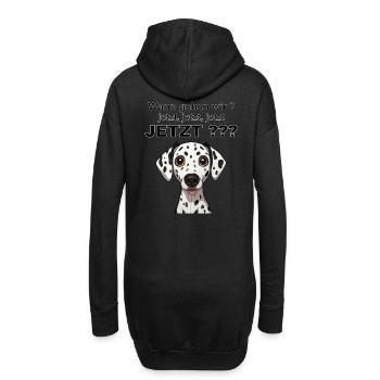Dalmatiner - Hoodie-Kleid - Schwarz - Hinten
