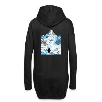 Sentier du glacier Penguin - Sweat-shirt à capuche long Femme - noir - Dos