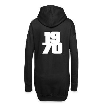 1970 - Hoodie-Kleid - Schwarz - Hinten