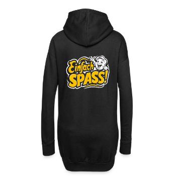 Einfach Spass haben feiern Party machen - Hoodie-Kleid - Schwarz - Hinten