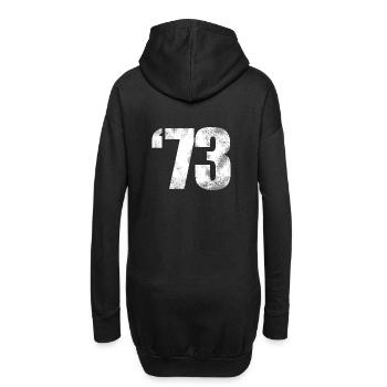 73 now! - Hoodie-Kleid - Schwarz - Hinten