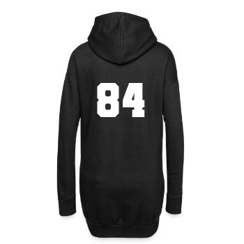 Team 84 - Hoodie-Kleid - Schwarz - Hinten