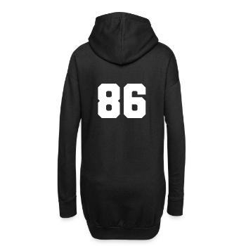 Team 86 - Hoodie Dress - black - Back