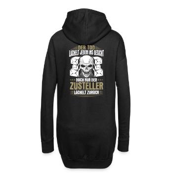Zusteller Paketzusteller Briefträger Geschenk - Hoodie-Kleid - Schwarz - Hinten