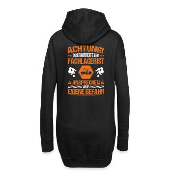 Fachlagerist Fachlageristin Lagerist Lageristin - Hoodie-Kleid - Schwarz - Hinten