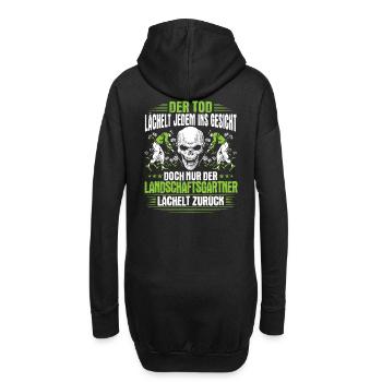 Landschaftsgärtner Gartenbau Landschaftsbau Garten - Hoodie-Kleid - Schwarz - Hinten