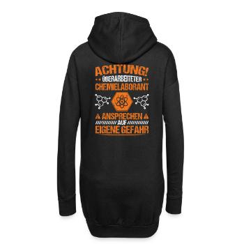 Technicien de laboratoire chimique Laboratoire de chimie Laboratoire de chimie - Sweat-shirt à capuche long Femme - noir - Dos