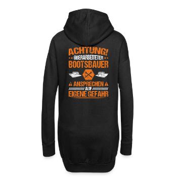 Bootsbauer Bootsbau Schiffbauer Schiffbau Boote - Hoodie-Kleid - Schwarz - Hinten