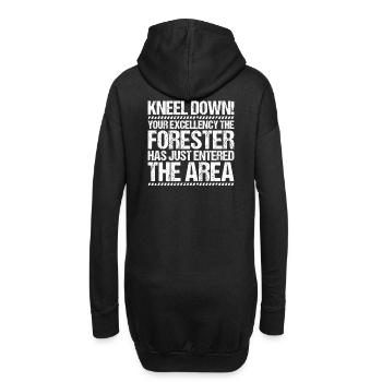 Forestier Forestier Forestier Forestier Ouvrier forestier Forêt - Sweat-shirt à capuche long Femme - noir - Dos
