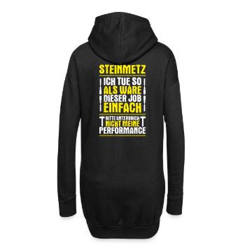 Steinmetz Steinbildhauer Stonemason Stone Mason - Hoodie-Kleid - Schwarz - Hinten