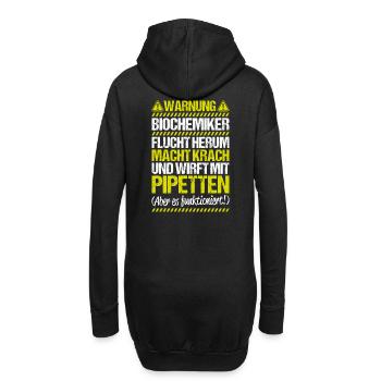 Biochemiker Biochimie Biochimie Biochimiste - Sweat-shirt à capuche long Femme - noir - Dos