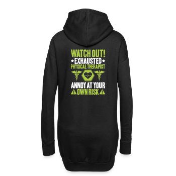 Physiothérapie Physiothérapeute Physiothérapeute - Sweat-shirt à capuche long Femme - noir - Dos