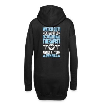 Ergotherapeut Ergotherapie Occupational Therapist - Hoodie-Kleid - Schwarz - Hinten