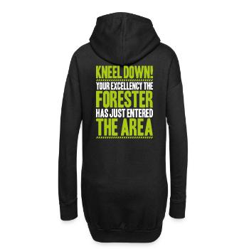 Forestier Forestier Forestier Travailleurs forestiers Forêt - Sweat-shirt à capuche long Femme - noir - Dos