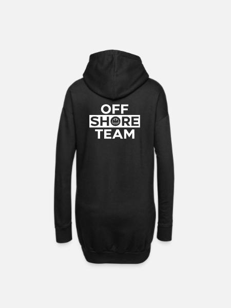 Offshore Team - Hoodie Dress - black