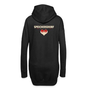Speichersdorf Dorf Gemeinde Stadt Bayreuth - Hoodie-Kleid - Schwarz - Hinten