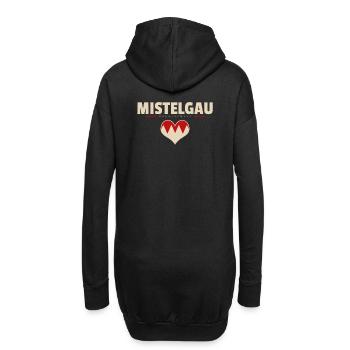 Mistelgau Dorf Gemeinde Stadt Bayreuth - Hoodie-Kleid - Schwarz - Hinten