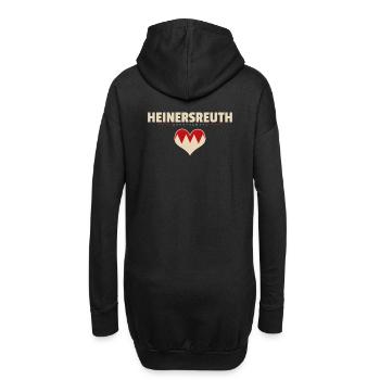 Heinersreuth Dorf Gemeinde Stadt Bayreuth - Hoodie-Kleid - Schwarz - Hinten
