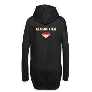 Glashütten Dorf Gemeinde Stadt Bayreuth - Hoodie-Kleid - Schwarz - Hinten