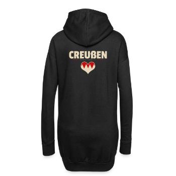 Creußen Dorf Gemeinde Stadt Bayreuth - Hoodie-Kleid - Schwarz - Hinten