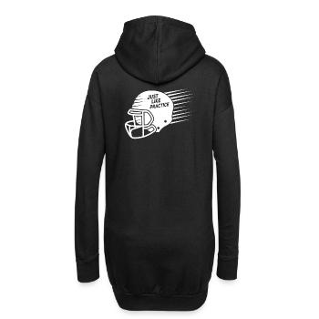 Tout comme la pratique du football américain - Sweat-shirt à capuche long Femme - noir - Dos