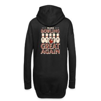 Make Bowling Great Again - Bowling Ball Pin - Sweat-shirt à capuche long Femme - noir - Dos