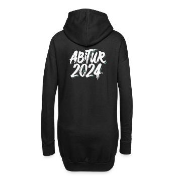 Abitur 2024 Abi Studium Abschlussklasse - Hoodie-Kleid - Schwarz - Hinten