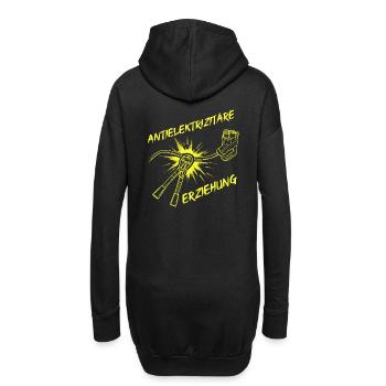 Antielektrizitäre Erziehung – Gelb - Hoodie-Kleid - Schwarz - Hinten