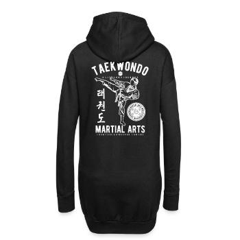 Taekwondo Tae Kwon Do - Sweat-shirt à capuche long Femme - noir - Dos