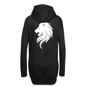 Lion - symbole - Sweat-shirt à capuche long Femme - noir - Dos