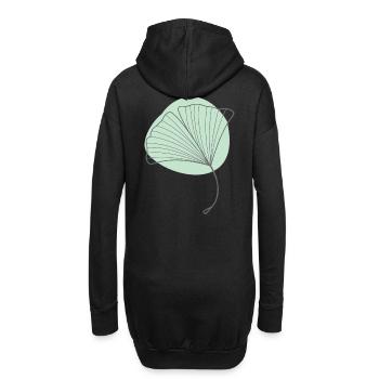 Ginkgo - Hoodie-Kleid - Schwarz - Hinten