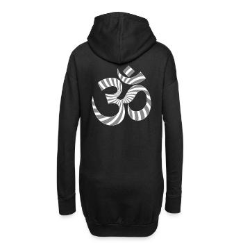 tekno spirale d'aum 23 - Sweat-shirt à capuche long Femme - noir - Dos
