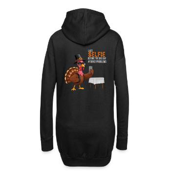 Problèmes de la Turquie - Sweat-shirt à capuche long Femme - noir - Dos