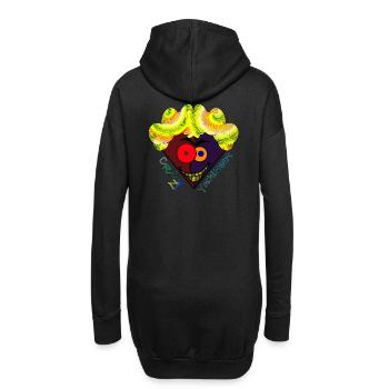 Crazy YoshiHeart - Edition 2 - Das verrückte Herz - Hoodie-Kleid - Schwarz - Hinten