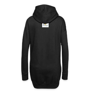 Für Tiere in Not - Hoodie-Kleid - Schwarz - Hinten