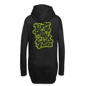 Built Drift Fix Repeat 02 - Hoodie Dress - black - Back