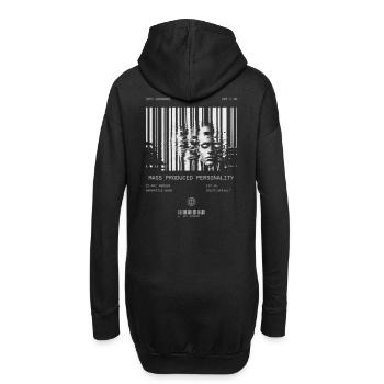 Mass Produced Personality: NPC Energy T-Shirt - Hoodie-Kleid - Schwarz - Hinten