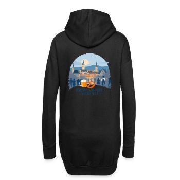 Bayrische Volksfest - Hoodie-Kleid - Schwarz - Hinten