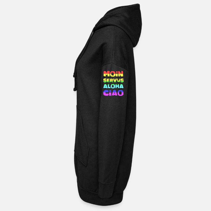 Rainbow lettering Aloha Ciao Hoodie Dress