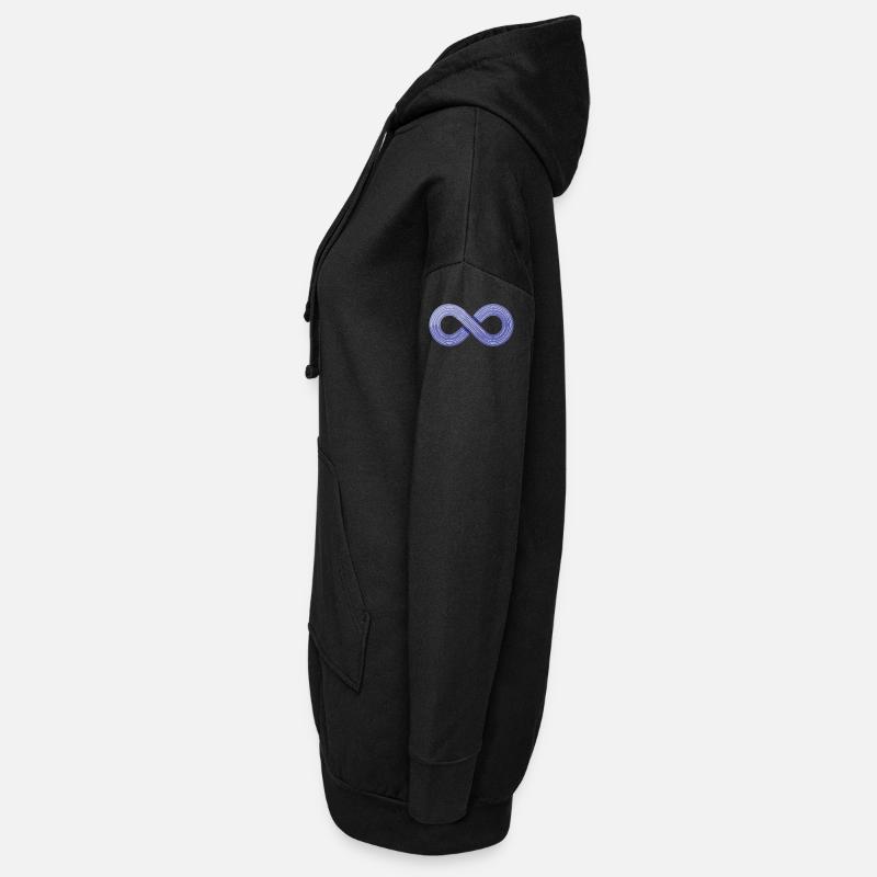 Infinity Flow – symbole d’agilité Sweat-shirt à capuche long Femme